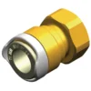 Adapter 3/8'' hona mässing