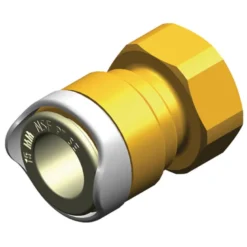 Adapter 3/8'' hona mässing