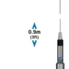 AIS antenn 90cm Skinny Mini