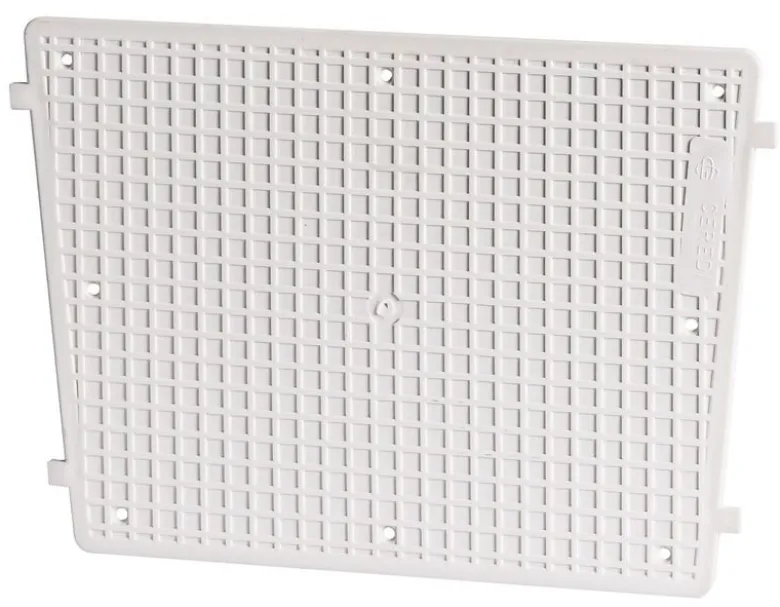 Akterspegelskyddsplatta vit 300x220 mm