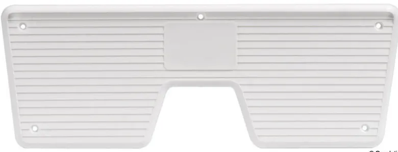 Akterspegelskyddsplatta 270 x100 mm