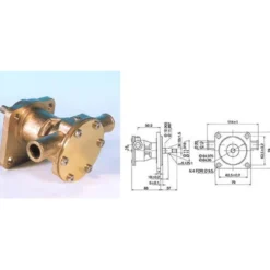 Ancor Kylvattenpump Motortyp ST123