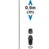 Antennspröt Whipflex