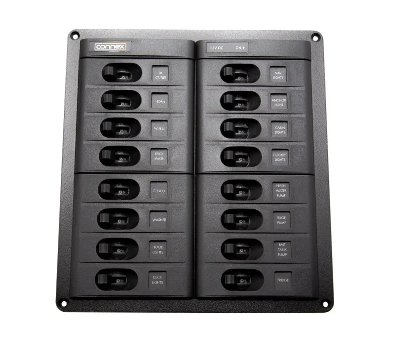 Automatsäkringspanel 16 brytar