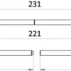 Avtagbar kolfiberstång för bimini 110/231 cm