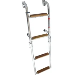 Badstege 4 Steg med Teak