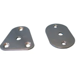 Basplatta Oval för Ø25mm för Grabbräcke 64x42 mm RF Stål