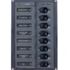 Bep lux kraftpanel 8 kontakter, 12v