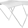 3-bågars bimini hög Ø 22 mm 200/210 cm vit