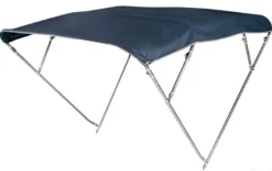 4-bågs bimini hög AISI316 180/190 cm vit