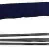 3-bågs bimini hög AISI316 Ø 25 mm 215/225 cm blå