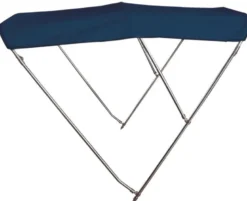 3-bågs bimini hög AISI316 Ø 25 mm 170/180 cm blå