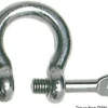 Bågschackel med säkrad bult AISI 316 10 mm