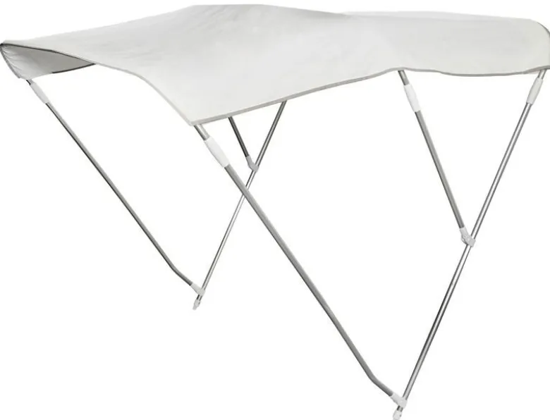 3-bågs fällbar bimini Ø 22 mm 170/180 cm marinblå