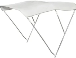 3-bågs hopfällbar bimini Ø 22 mm 220/230 cm marinblå