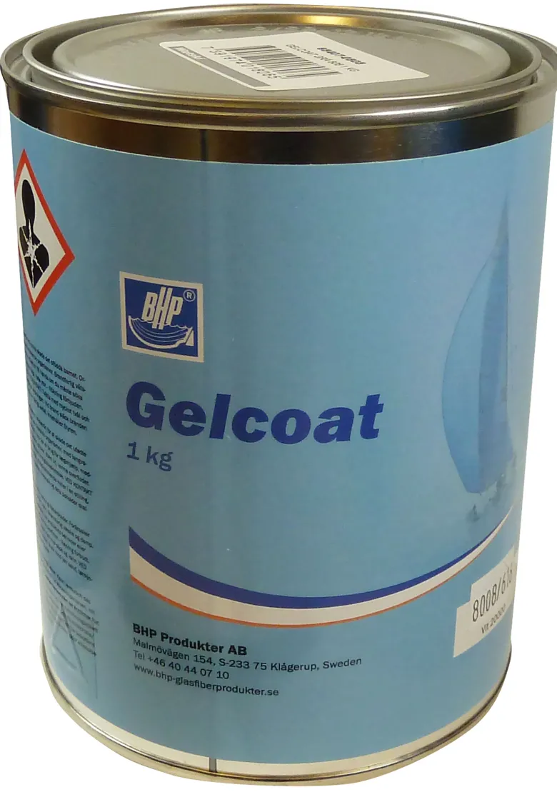 BHP Gelcoat Grå RAL 812 100g