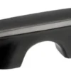 Black Aero knap i svartanodiserad aluminium 158 mm