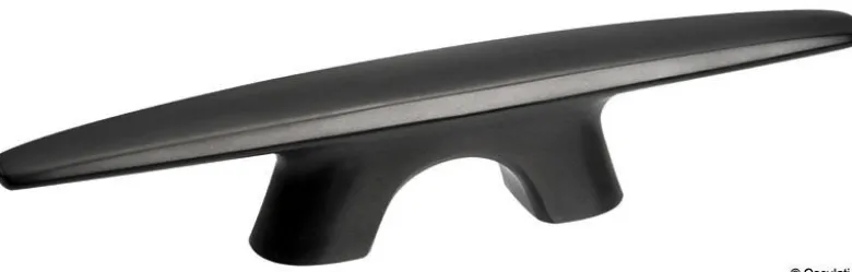 Black Aero-knap i svarteloxerad aluminium 208 mm