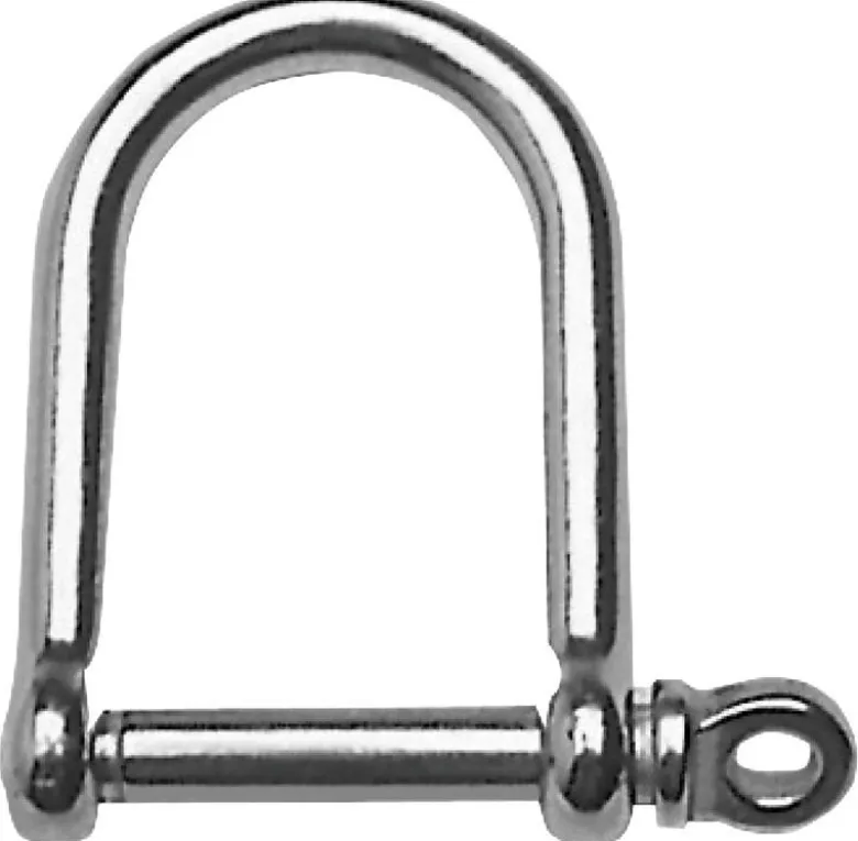 Bred D-schackel SS 10 mm