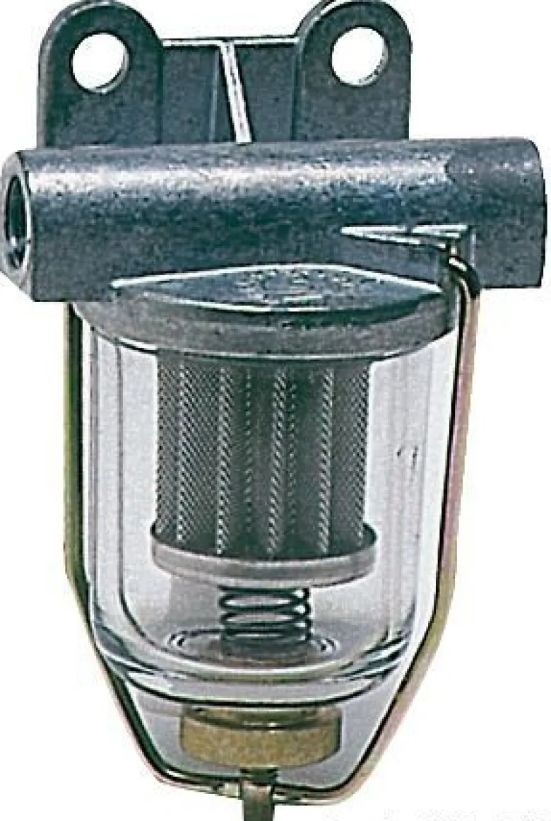 Bränslefilter med glasskål 20/150 l/h