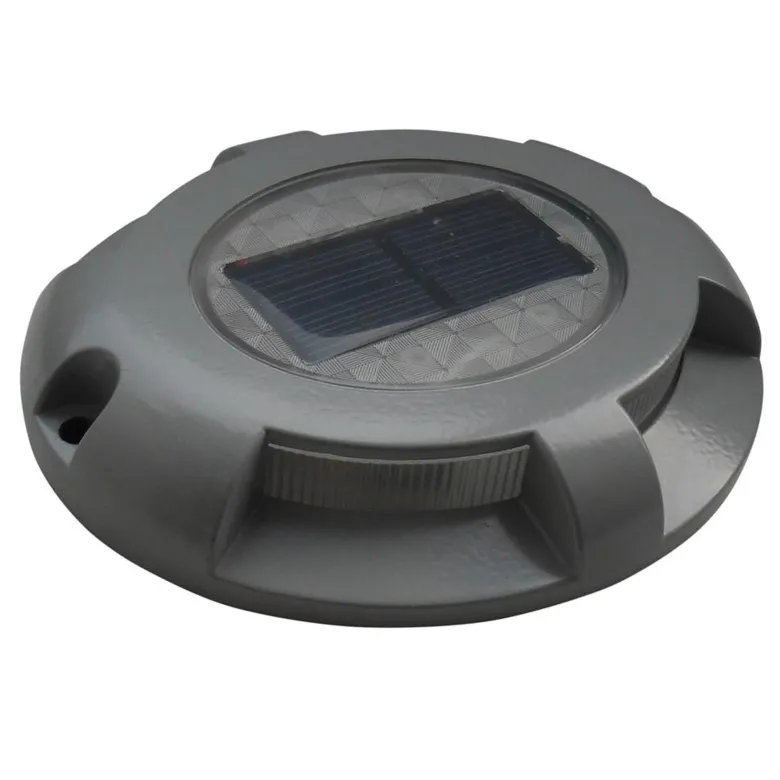 Brygglampa låg, solcell, led, 2 cm hög