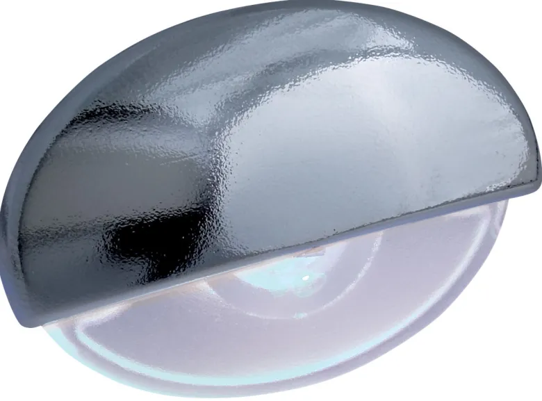 Båtsystem steplight LED IP65, Krom, vitt ljus