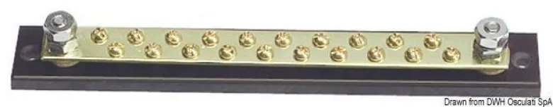 Bus-bar elektrisk kopplingsplint 20 x 4 mm