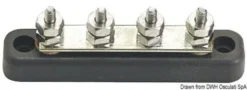Bus-Bar elektrisk kopplingsplint 4 x 5 mm