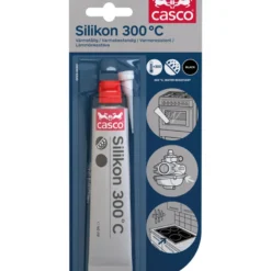 Casco Silikonfog 300° Svart 40 ml