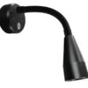 Casolux Mary Flex vägglampa flex mini alu. svart 10-30v