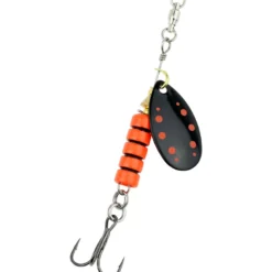 Cirkus Spinner 10 g - Svart Röd