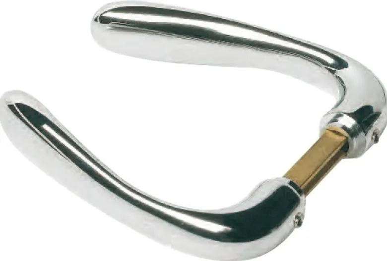 Classic Kata handtag i förkromad mässing 113 mm
