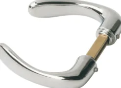 Classic Kata II handtag i förkromad mässing 85 mm