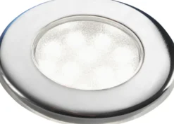 Corona SMD LED-lampa, Polerat Stål