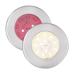 Corona SMD LED, Rött/Vitt Ljus, ip65, Borstat Stål