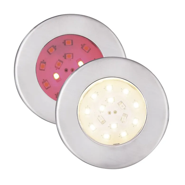 Corona SMD LED, Rött/Vitt Ljus, ip65, Borstat Stål