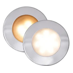 Corona SMD LED Varmvitt/Vitt Ljus, IP65, Krom