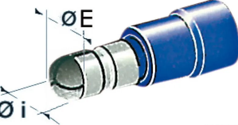 Cylindrisk hanterminal 2.5-6 mm²