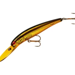 25 Deep Long A Djupgående Wobbler 12 cm Gold Prism Black Orange