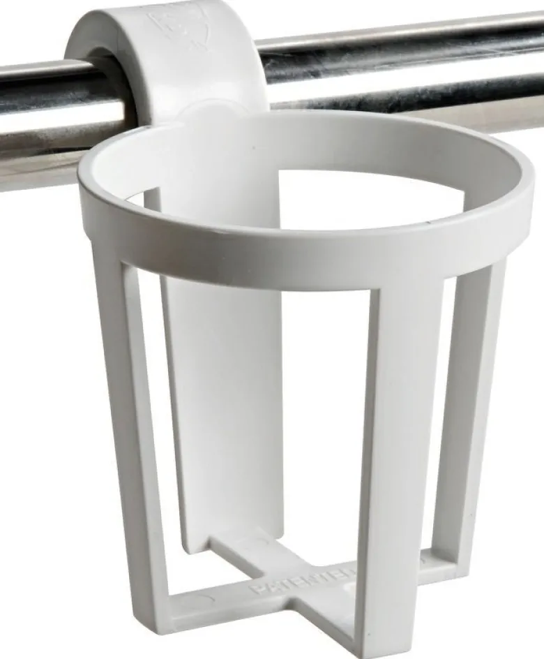 3-delars set snap-in glashållare i plast Ø 25-30 mm