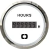 Digital timräknare vit/blank