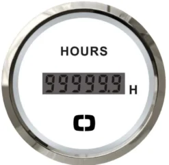 Digital timräknare vit/blank