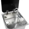Diskho med tonat glaslock 352x322x146 mm