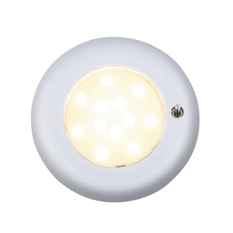 Downlight Nova II SMD LED, Mattsilver med Brytare