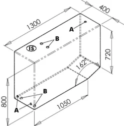 Dricksvattentank 345 l vänster