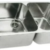 Dubbel diskho SS, polerad 600x320 mm