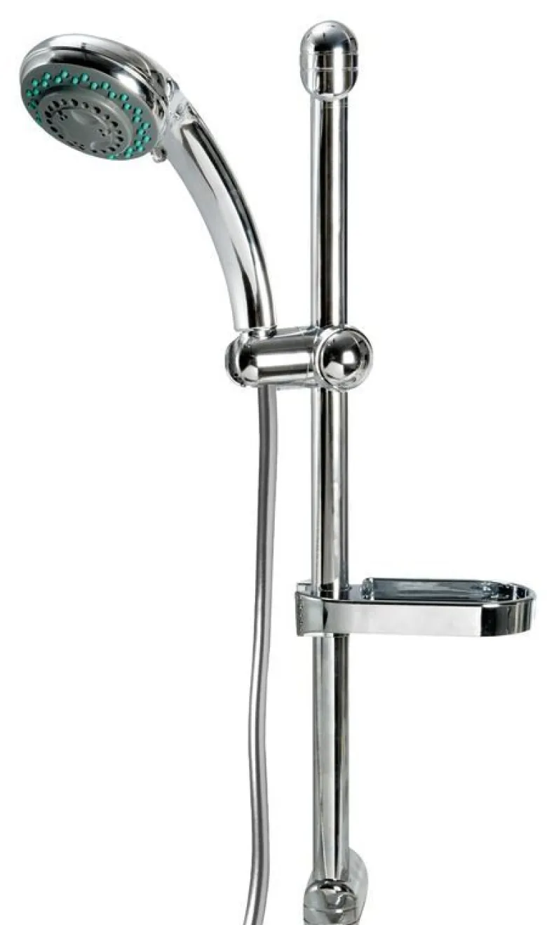 Duschstång för tvättdusch 150 cm förkromad