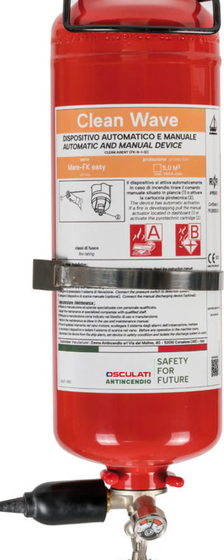 Easy Fire brandsläckningssystem med manometer 3 kg