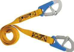 Euro Lightline säkerhetslina 2m + 2 schackel