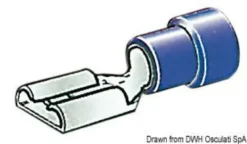 Faston förisolerad flatstiftshylsa 1-2.5 mm²